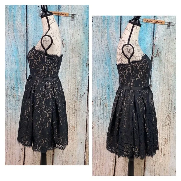 ROBERT RODRIGUEZ Target EUC Black Lace Cocktail Dress - Picture 5 of 16